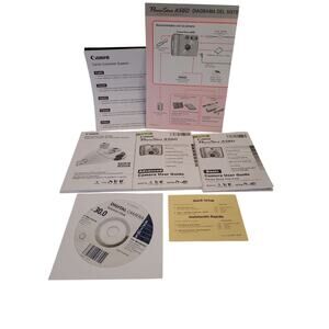 Canon Power Shot A560 Digital Camera Camera User Guides English Advanced Basic